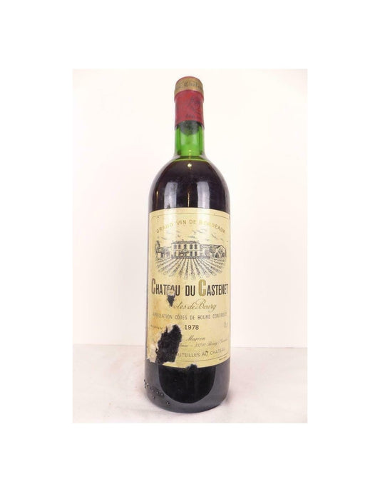 1978 - côtes de bourg - château du castenet (étiquette abîmée) - rouge - bordeaux - Just Wines 