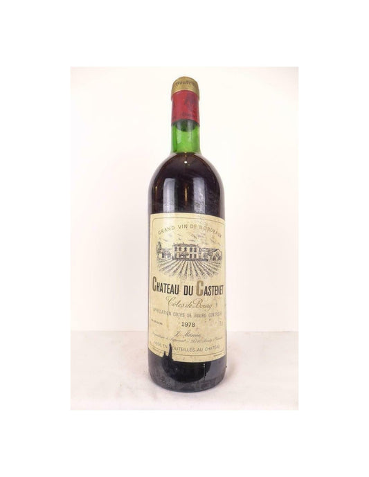 1978 - côtes de bourg - château du castenet - rouge - bordeaux - Just Wines 