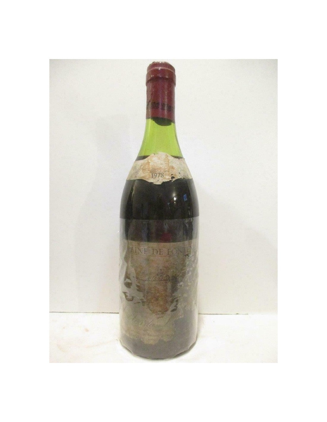 1978 - côtes du lubéron - domaine de fontenille (étiquette très abîmée) - rouge - rhône - Just Wines 