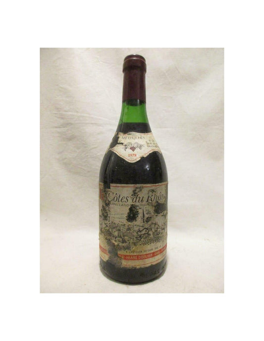 1978 - côtes du Rhône - saint-hilaire ozilhan (étiquette abîmée) - rouge - rhône - Just Wines 