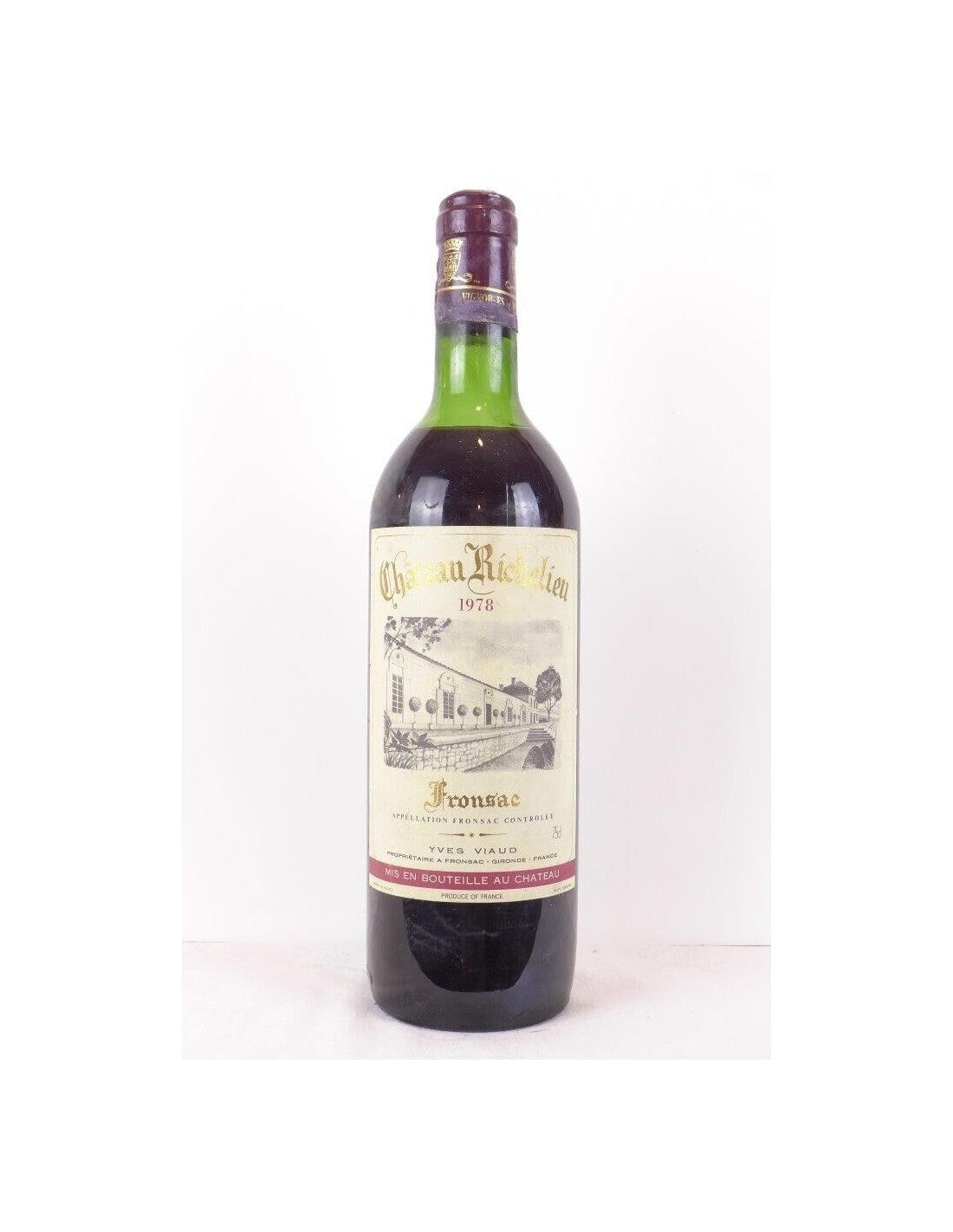 1978 - fronsac - château richelieu - rouge - bordeaux - Just Wines 