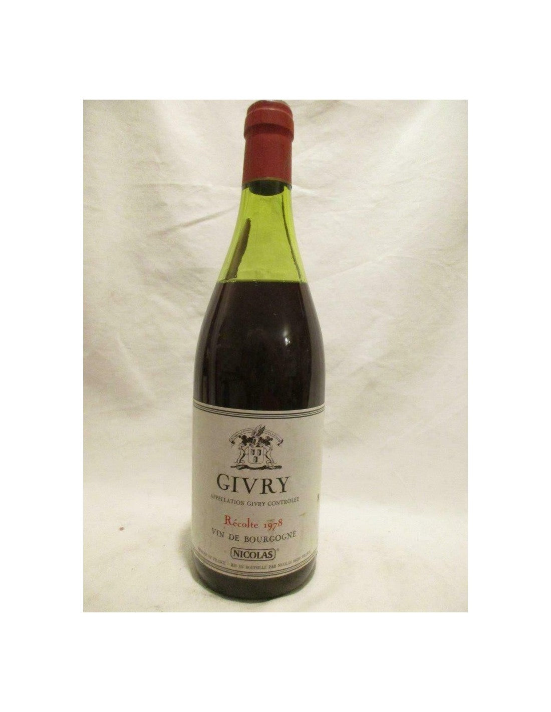 1978 - givry - nicolas - rouge - bourgogne - Just Wines 