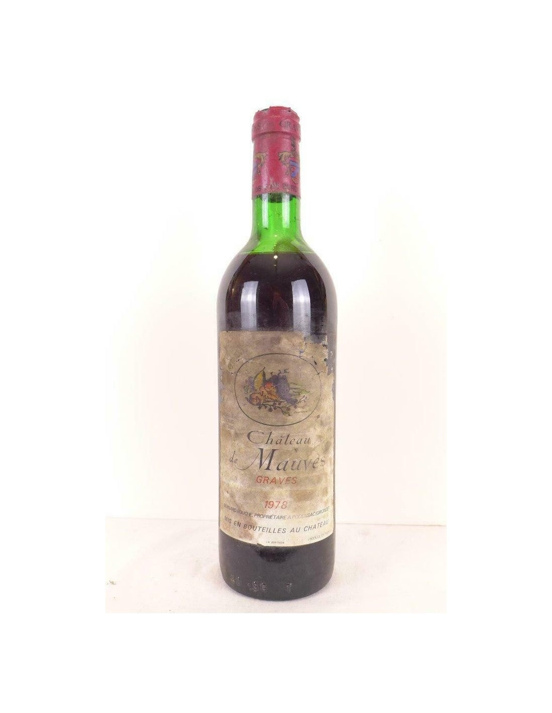 1978 - graves - château de mauves (étiquette capsule abîmées) - rouge - bordeaux - Just Wines 