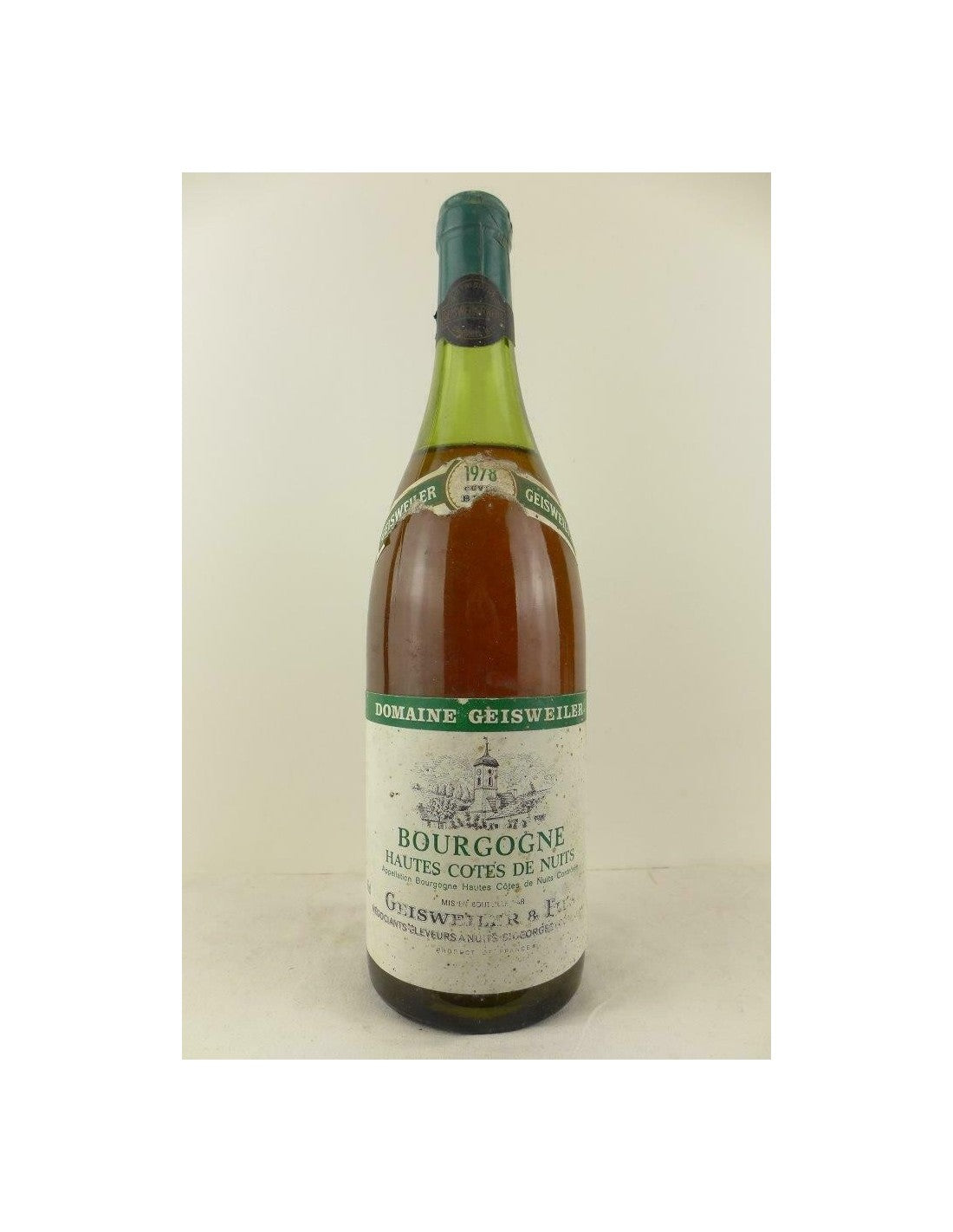 1978 - hautes côtes de nuits - geisweiler et fils - blanc - bourgogne - Just Wines 