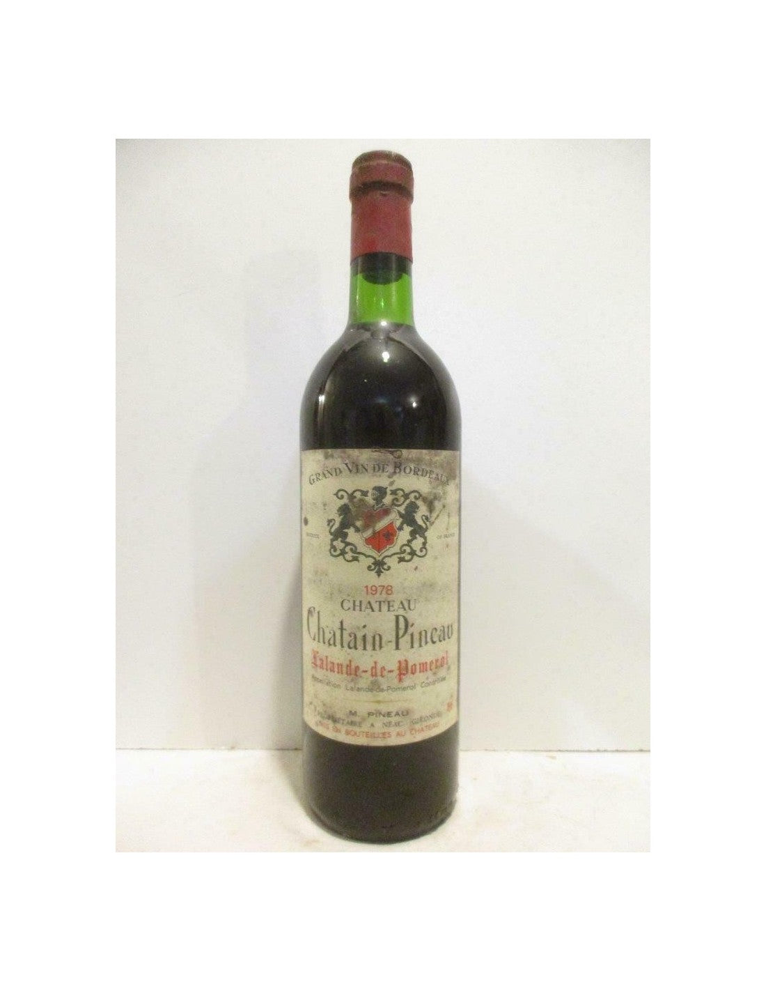 1978 - lalande de pomerol - château pineau - rouge - bordeaux - Just Wines 