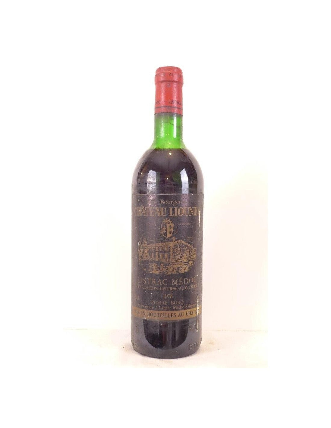 1978 - listrac - château liouner cru bourgeois - rouge - bordeaux - Just Wines 