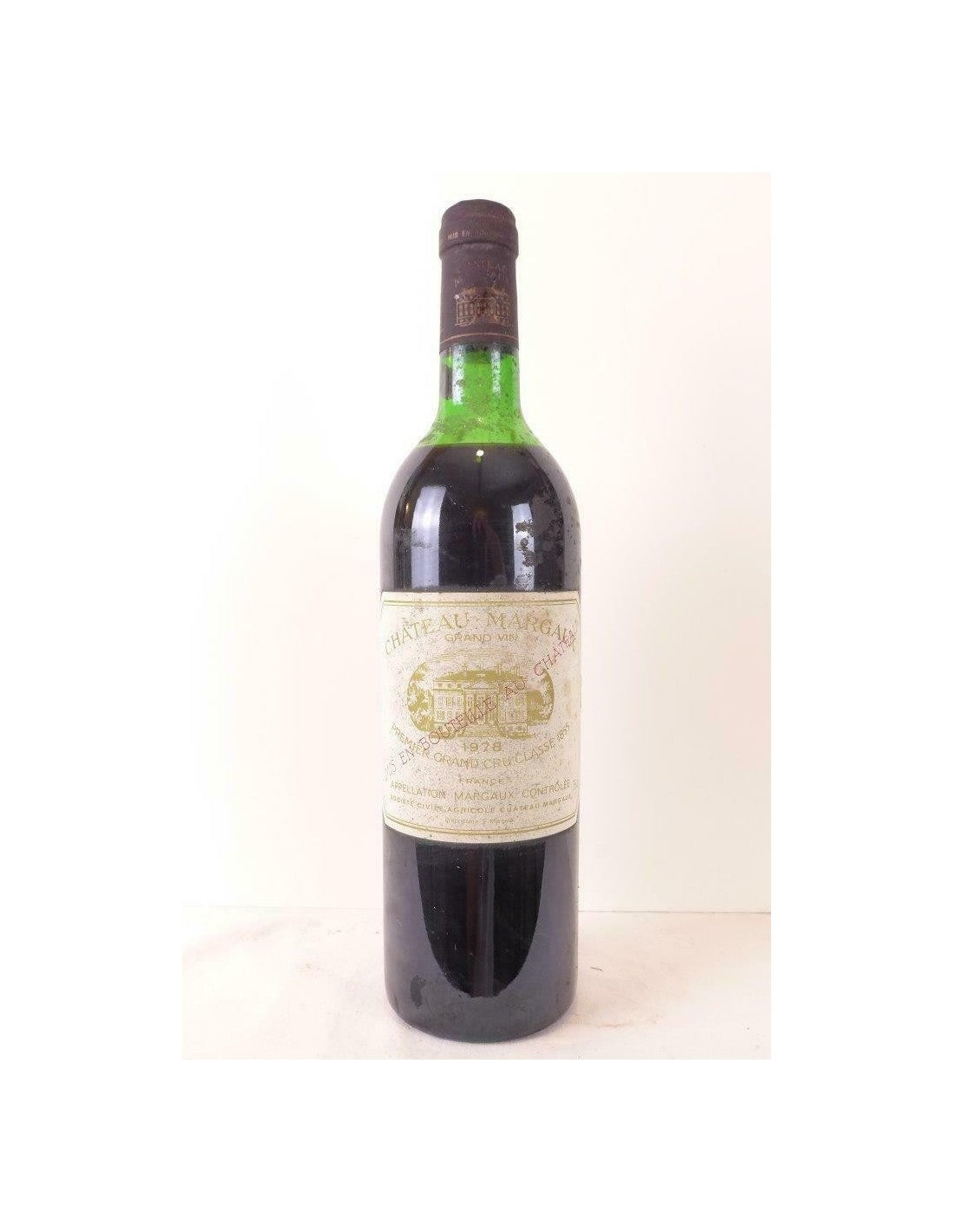 1978 - margaux - château margaux grand cru classé - rouge - bordeaux - Just Wines 