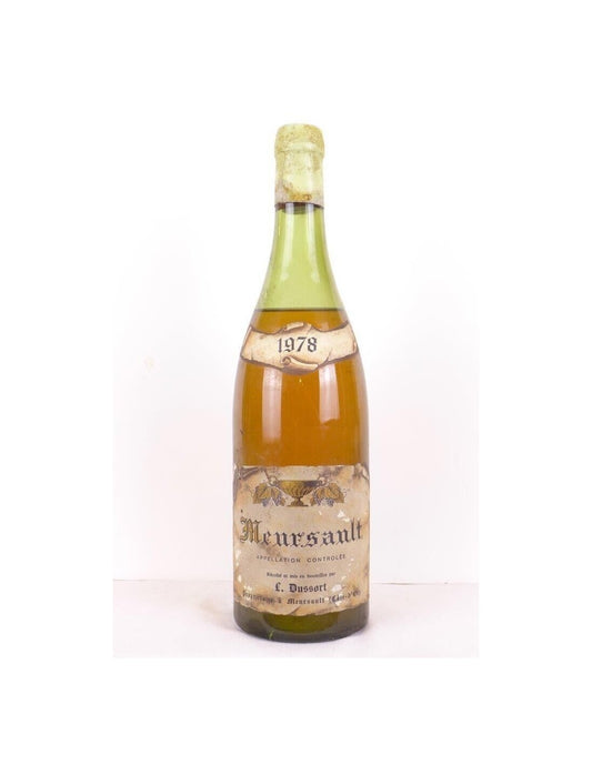 1978 - meursault - dussort (capsule abîmée) - blanc - bourgogne - Just Wines 