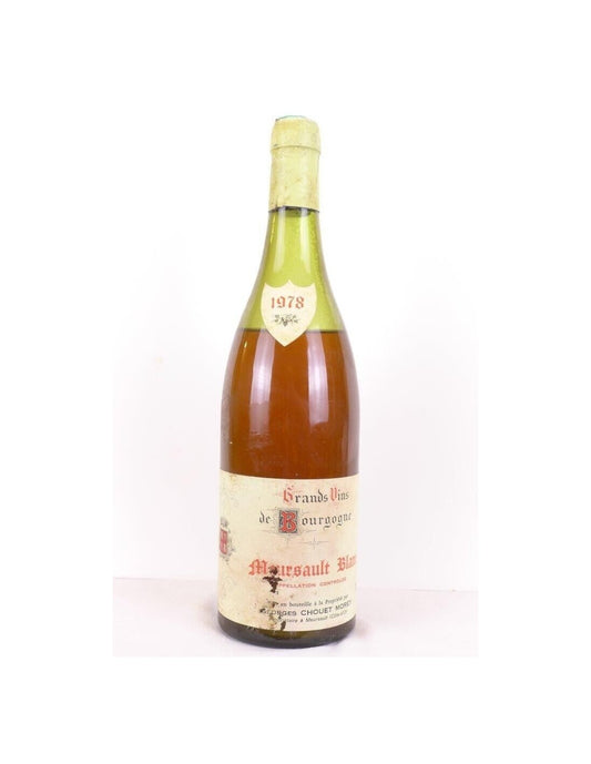 1978 - meursault - georges chouet morey (b1) - blanc - bourgogne - Just Wines 