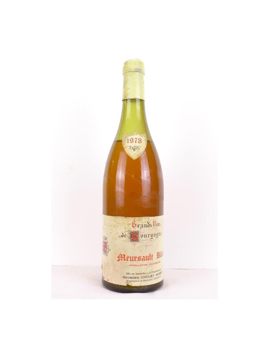 1978 - meursault - georges chouet morey - blanc - bourgogne - Just Wines 