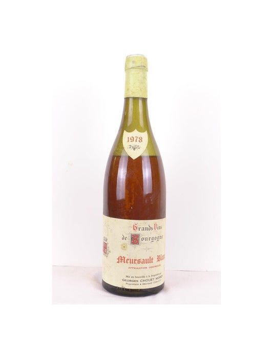 1978 - meursault - georges chouet morey (capsule abîmée) - blanc - bourgogne - Just Wines 