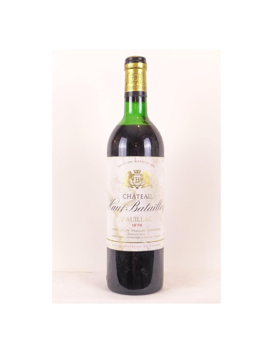 1978 - pauillac - château haut-batailley grand cru classé (b1) - rouge - bordeaux - Just Wines 