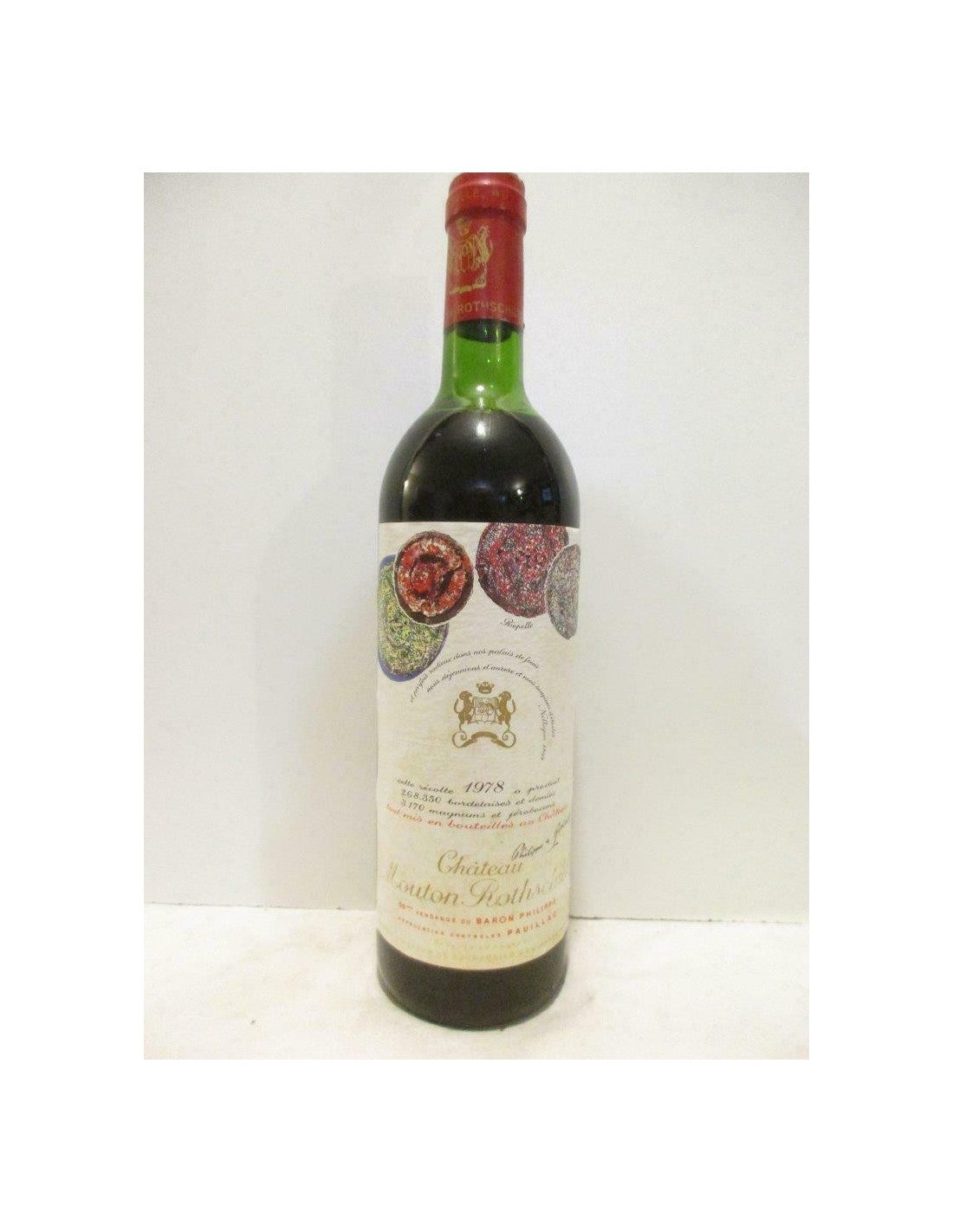 1978 - pauillac - château mouton rothschild grand cru classé (b2) - rouge - bordeaux - Just Wines 