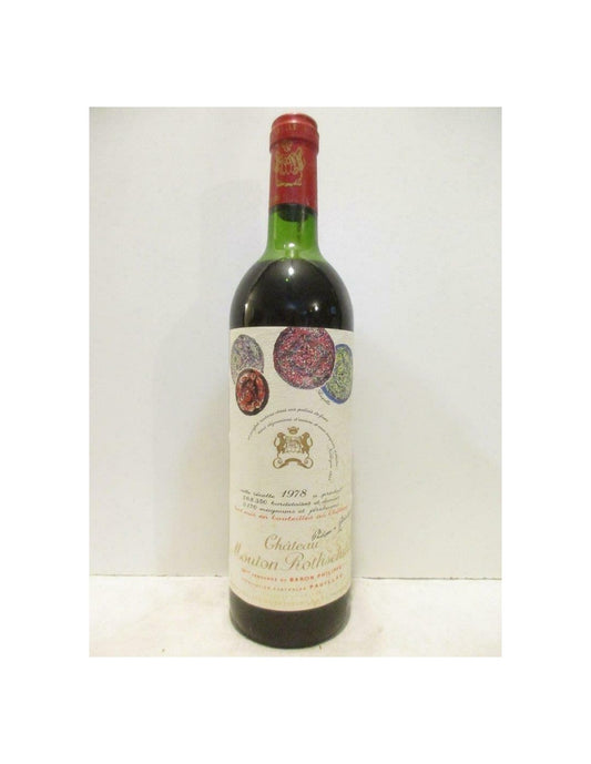 1978 - pauillac - château mouton rothschild grand cru classé (b4) - rouge - bordeaux - Just Wines 