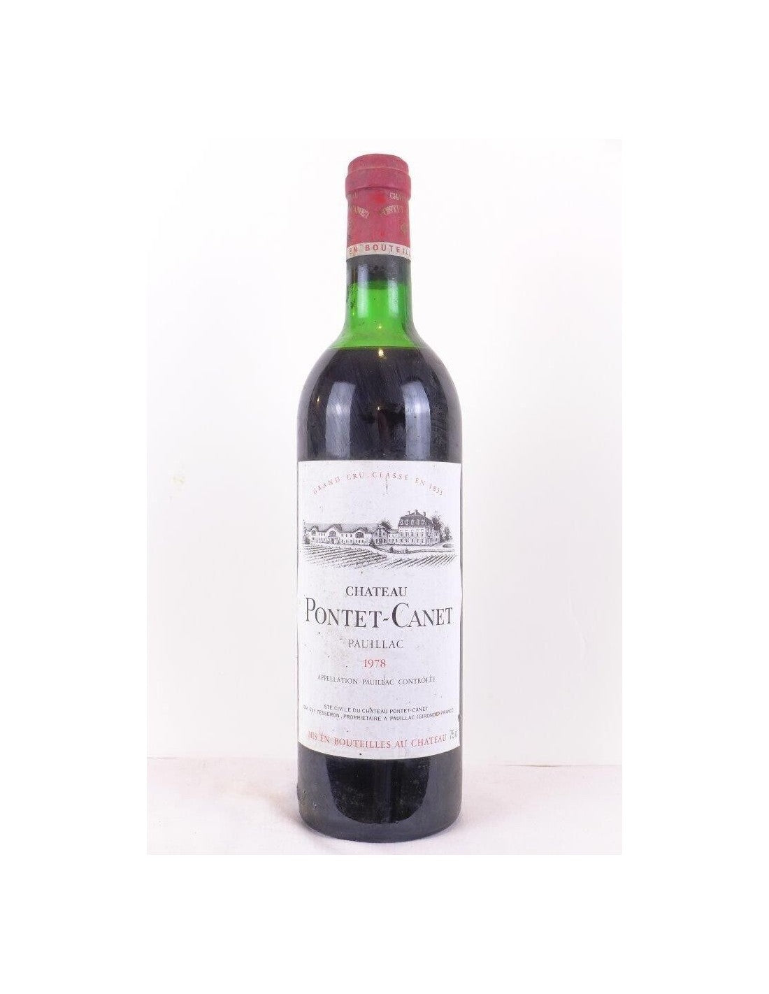 1978 - pauillac - château pontet-canet grand cru classé - rouge - bordeaux - Just Wines 