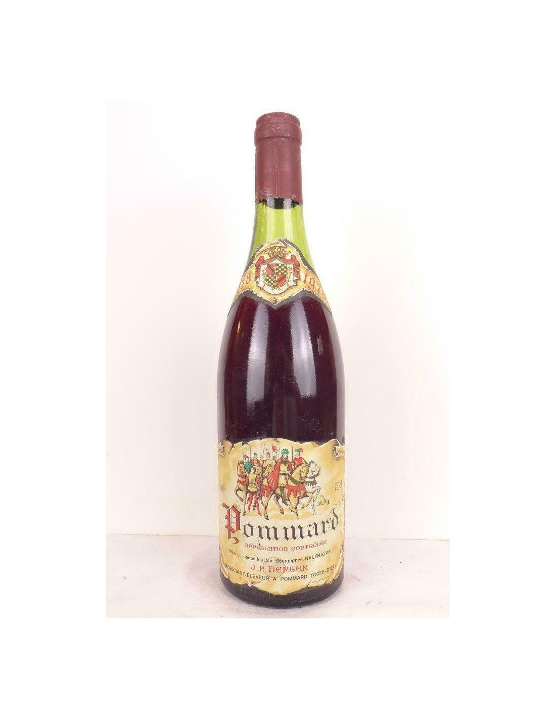 1978 - pommard - jp berger (capsule abîmée) - rouge - bourgogne - Just Wines 