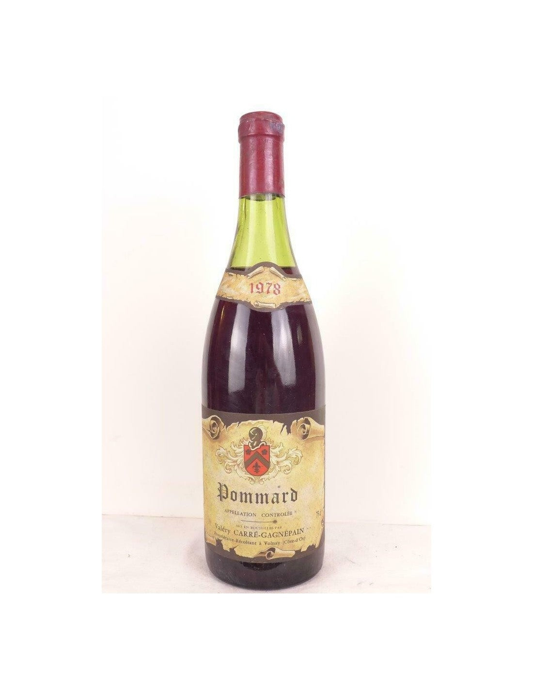 1978 - pommard - valéry carré-gagnepain - rouge - bourgogne - Just Wines 