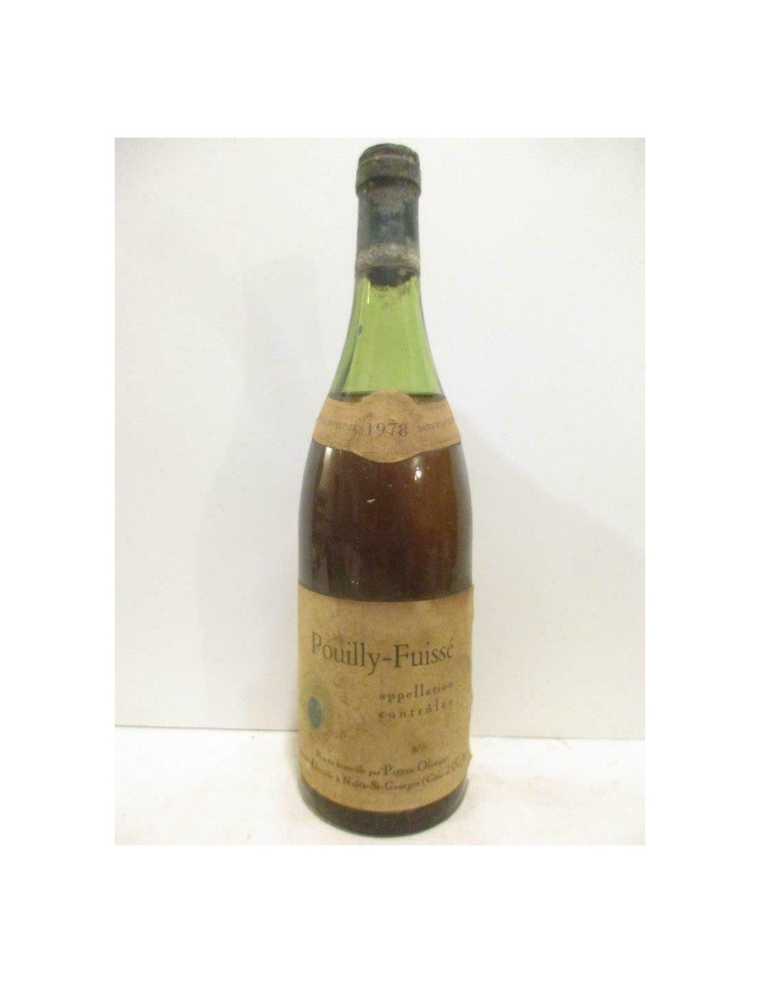 1978 - pouilly-fuissé - pierre olivier - blanc - bourgogne - Just Wines 