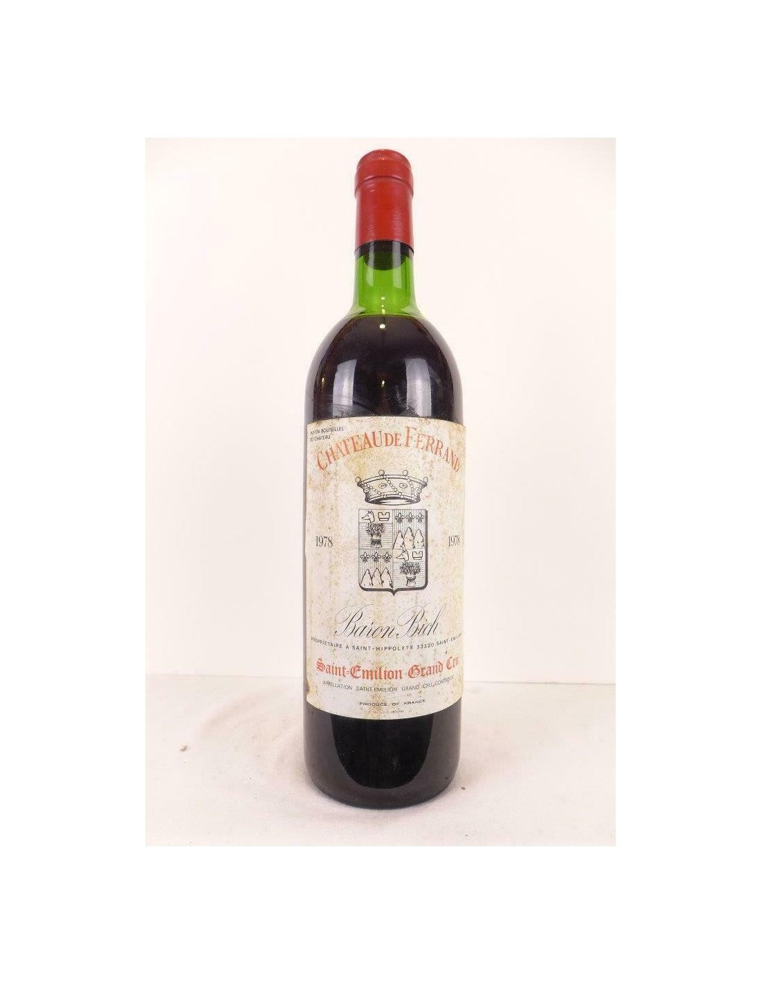 1978 - saint-émilion - château de ferrand baron bich grand cru - rouge - bordeaux - Just Wines 