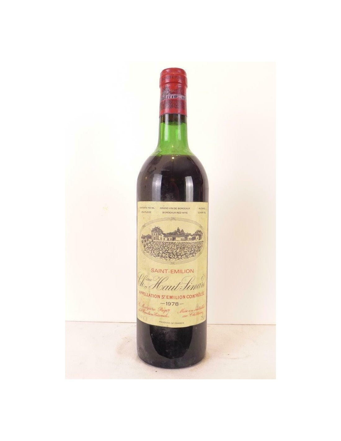 1978 - saint-émilion - château haut-simard (b1) - rouge - bordeaux - Just Wines 