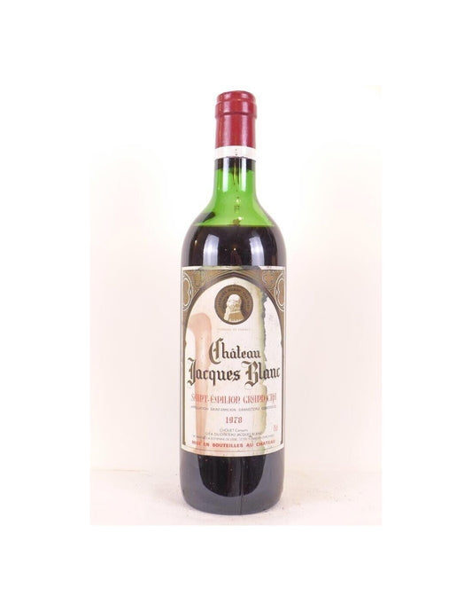 1978 - saint-émilion - château jacques blanc grand cru (capsule abîmée) - rouge - bordeaux - Just Wines 