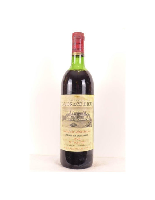 1978 - saint-émilion - château la grace dieu grand cru - rouge - bordeaux - Just Wines 