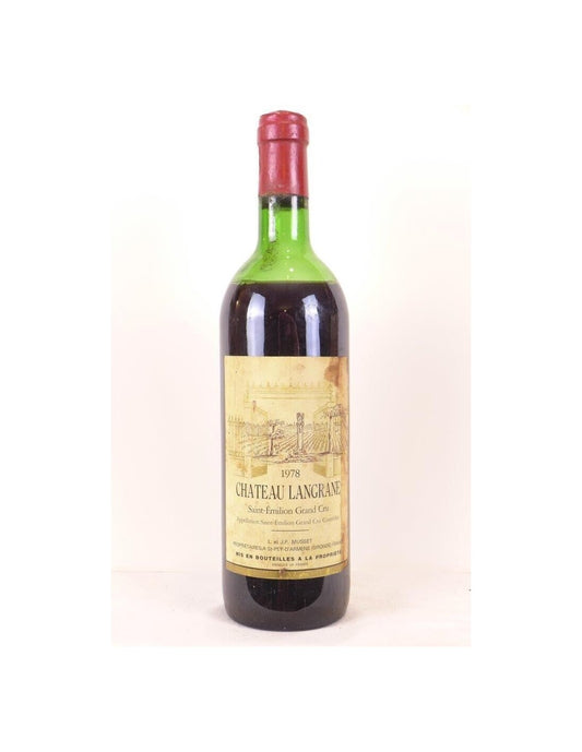 1978 - saint-émilion - château langrane grand cru (capsule abîmée) - rouge - bordeaux - Just Wines 