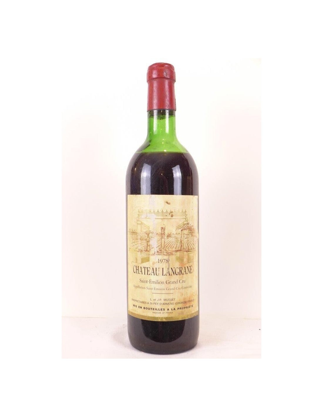 1978 - saint-émilion - château langrane grand cru - rouge - bordeaux - Just Wines 