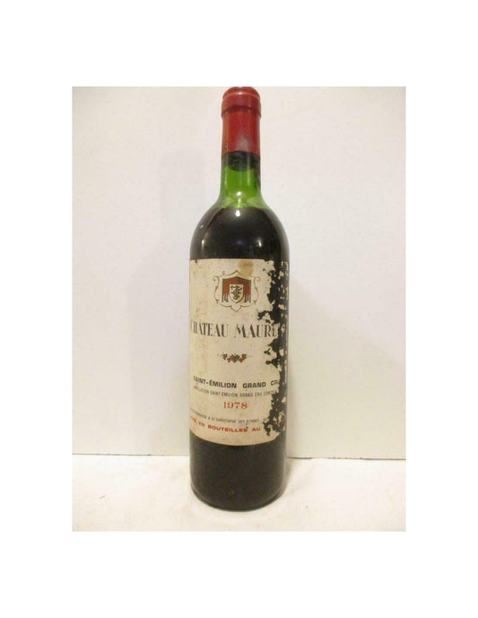 1978 - saint-émilion - château maurens grand cru (étiquette déchirée) - rouge - bordeaux - Just Wines 