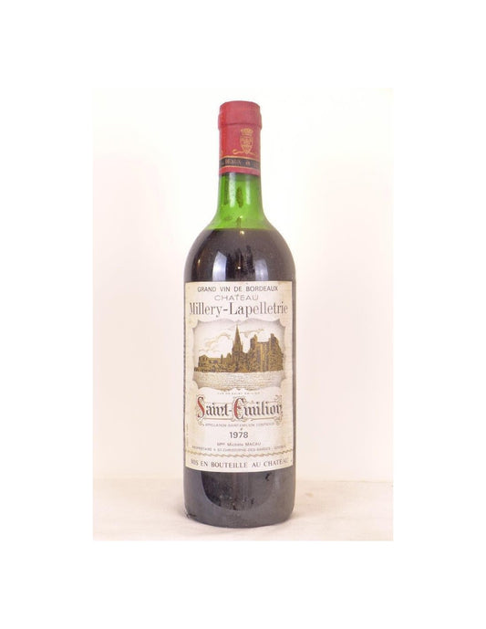 1978 - saint-émilion - château millery-lapelletrie (b1) - rouge - bordeaux - Just Wines 