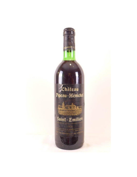 1978 - saint-émilion - château pipeau-ménichot - rouge - bordeaux - Just Wines 