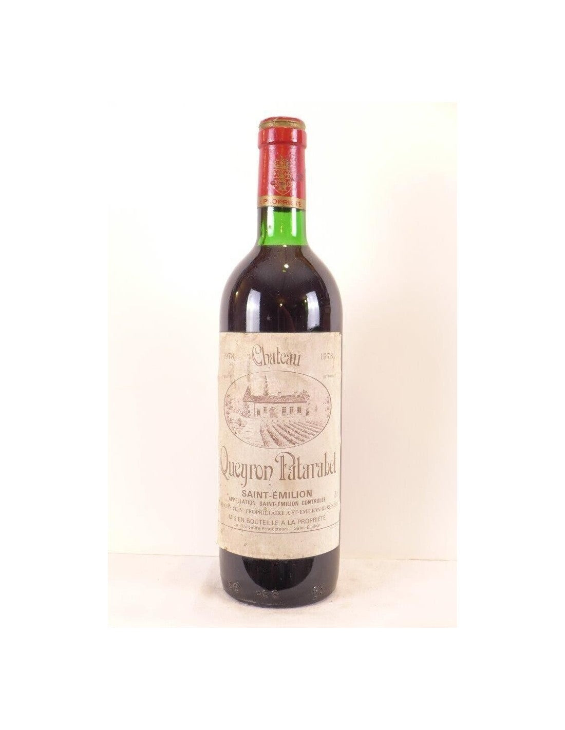 1978 - saint-émilion - château queyron patarabet - rouge - bordeaux - Just Wines 