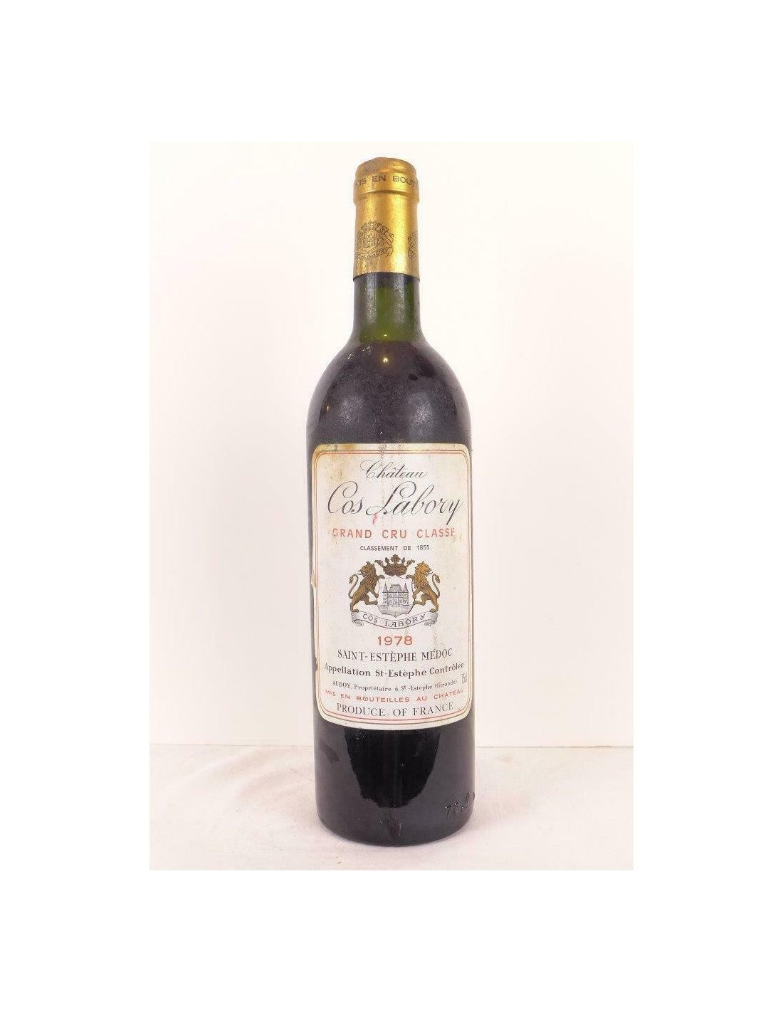 1978 - saint-estèphe - château cos labory grand cru classé - rouge - bordeaux - Just Wines 