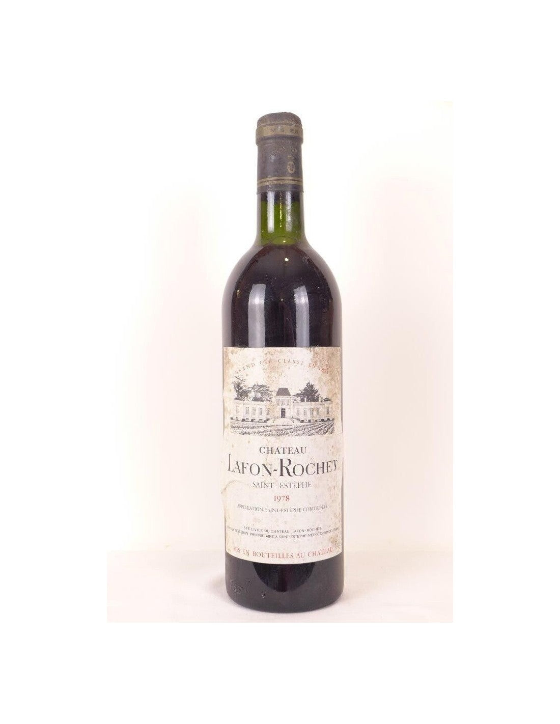 1978 - saint-estèphe - château lafon-rochet grand cru classé (étiquette sale) - rouge - bordeaux - Just Wines 