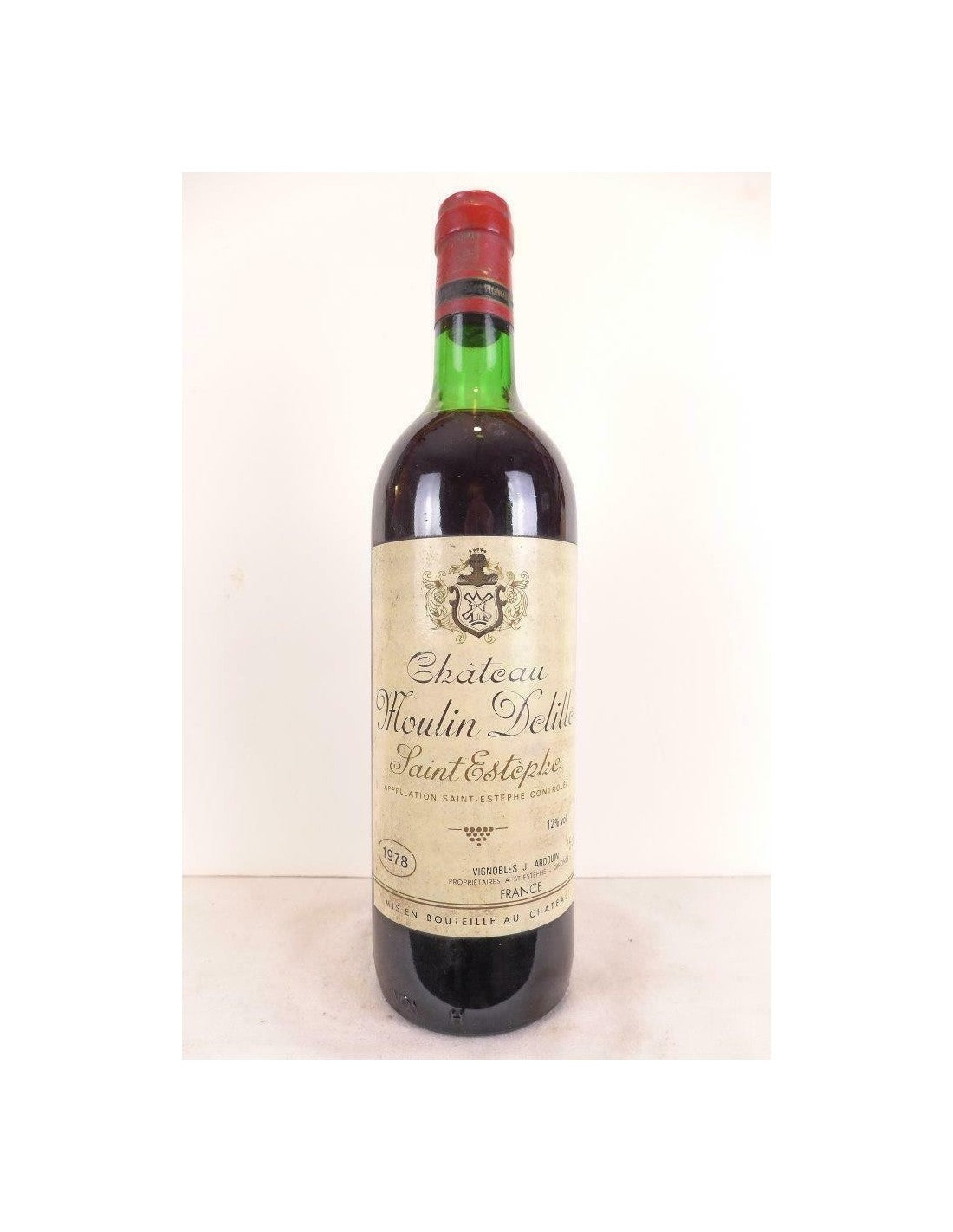 1978 - saint-estèphe - château moulin delille (b2) - rouge - bordeaux - Just Wines 