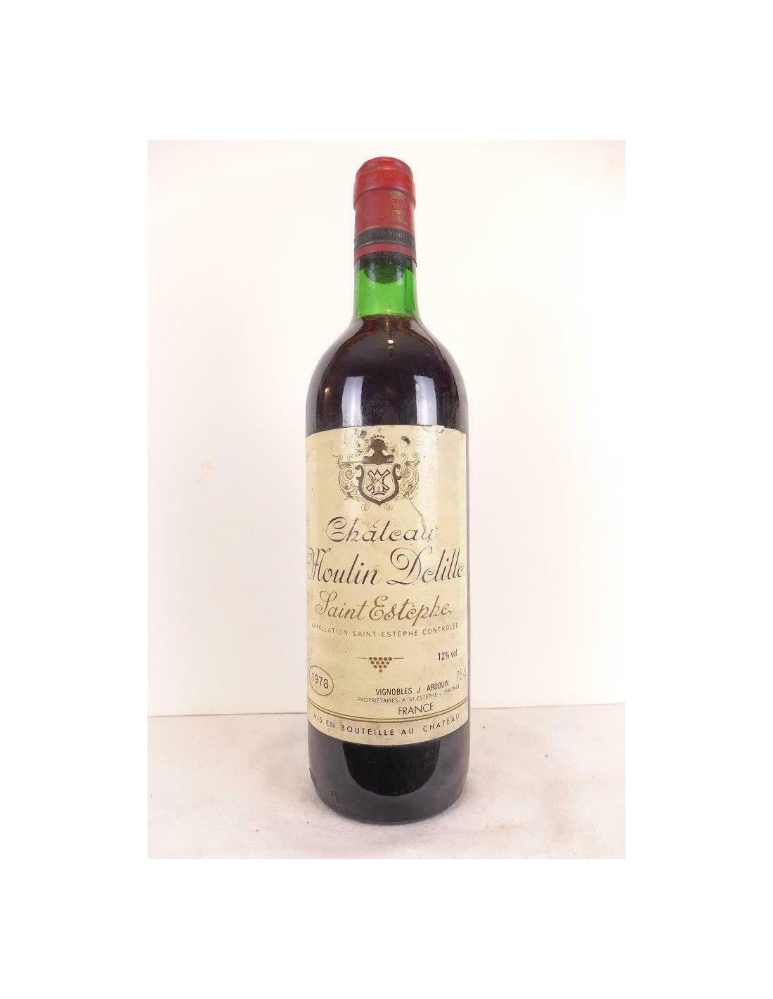 1978 - saint-estèphe - château moulin delille - rouge - bordeaux - Just Wines 