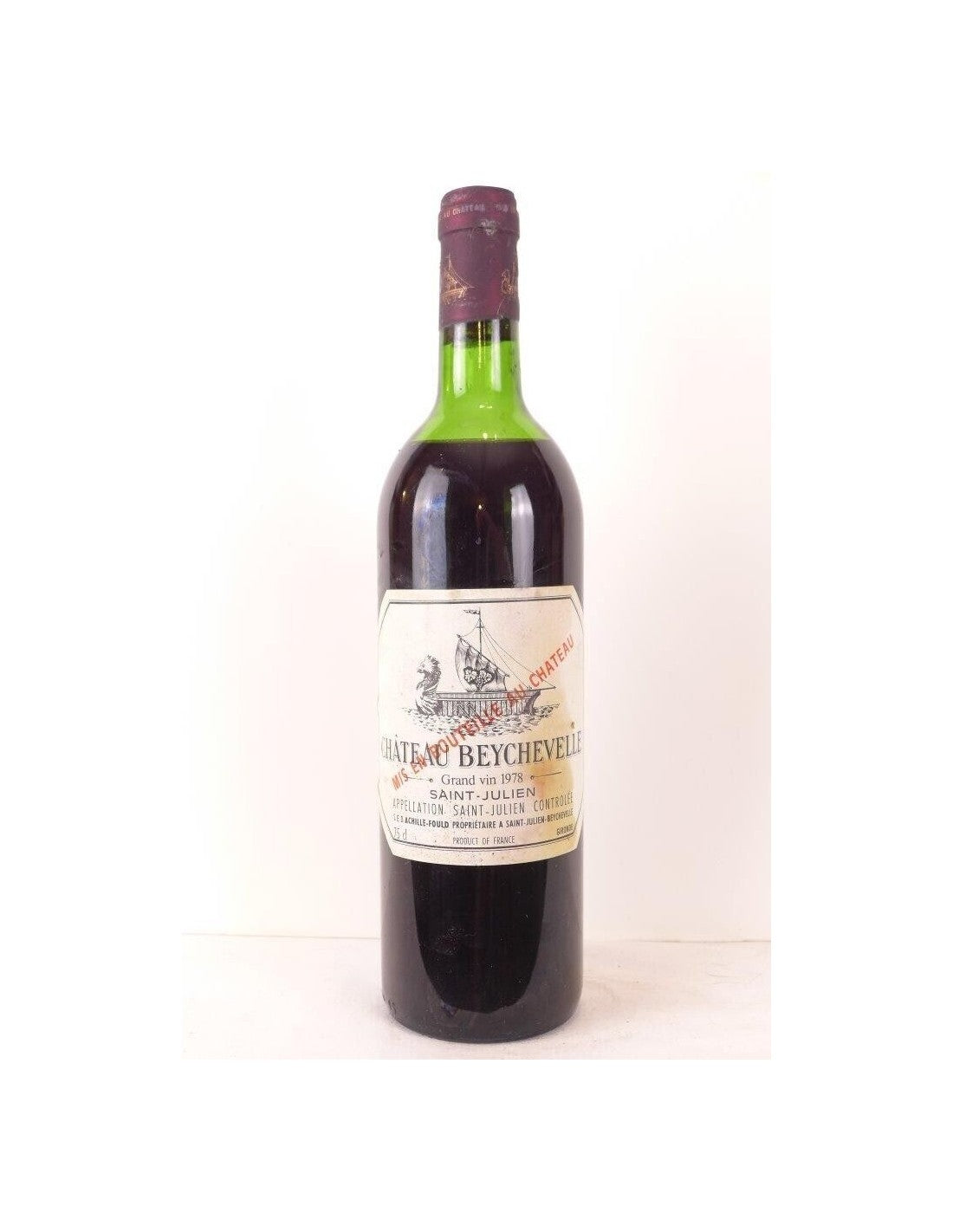 1978 - saint-julien - château beychevelle grand cru classé (b1) - rouge - bordeaux - Just Wines 