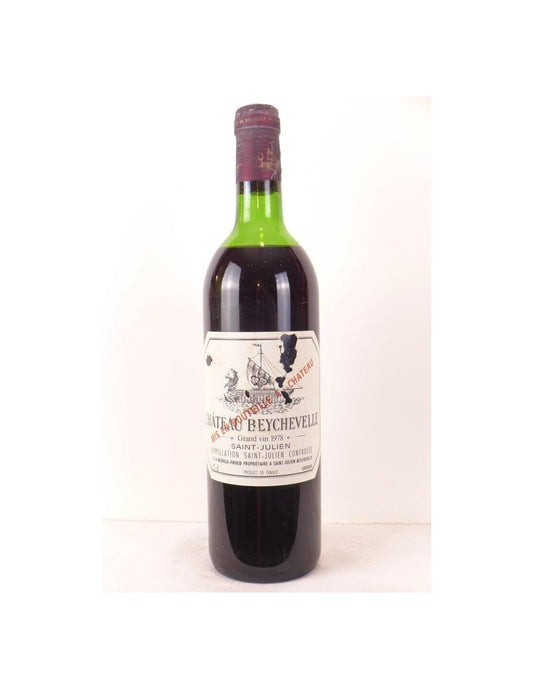 1978 - saint-julien - château beychevelle grand cru classé (étiquette abîmée au centre) - rouge - bordeaux - Just Wines 