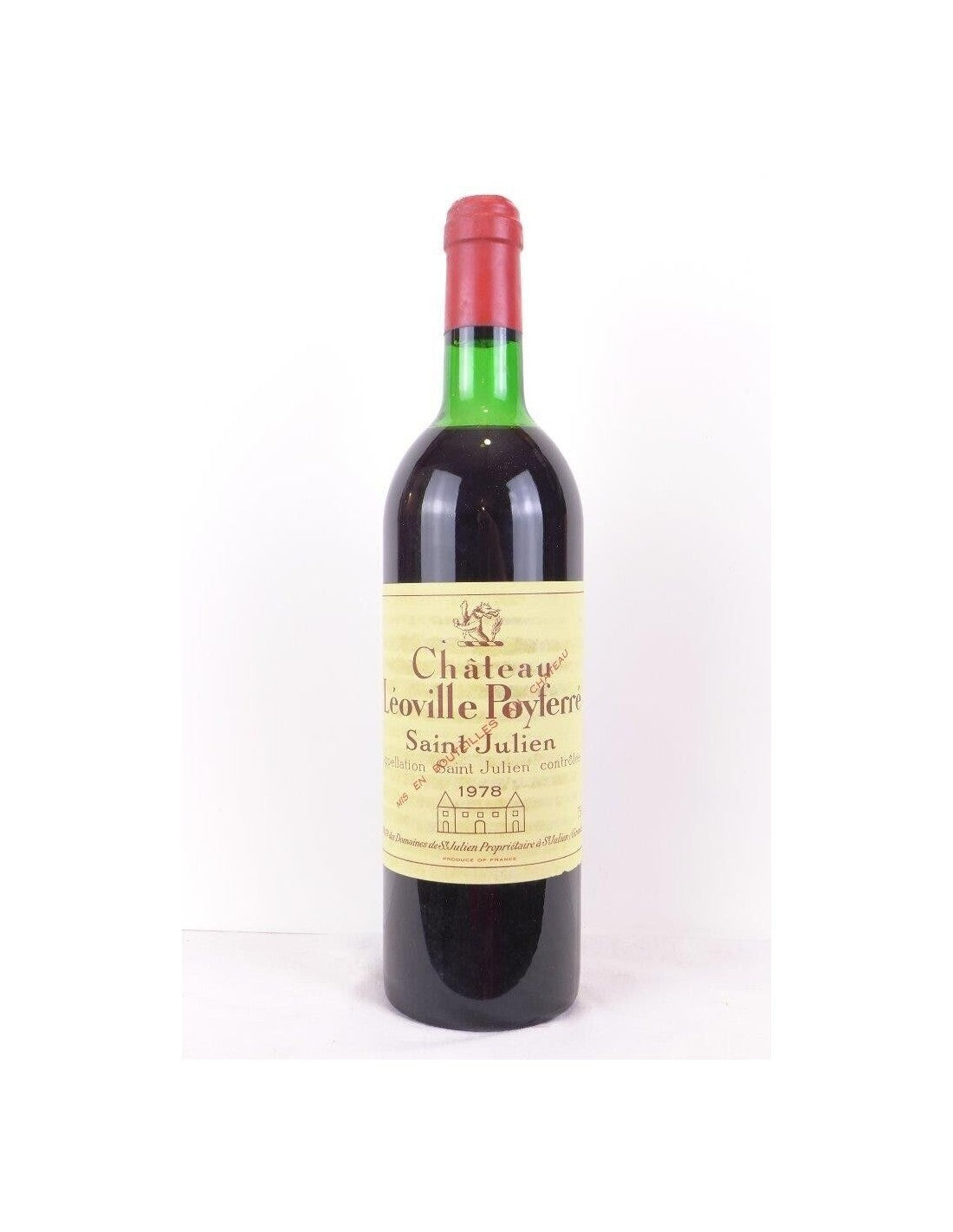 1978 - saint-julien - château léoville poyferré grand cru classé - rouge - bordeaux - Just Wines 