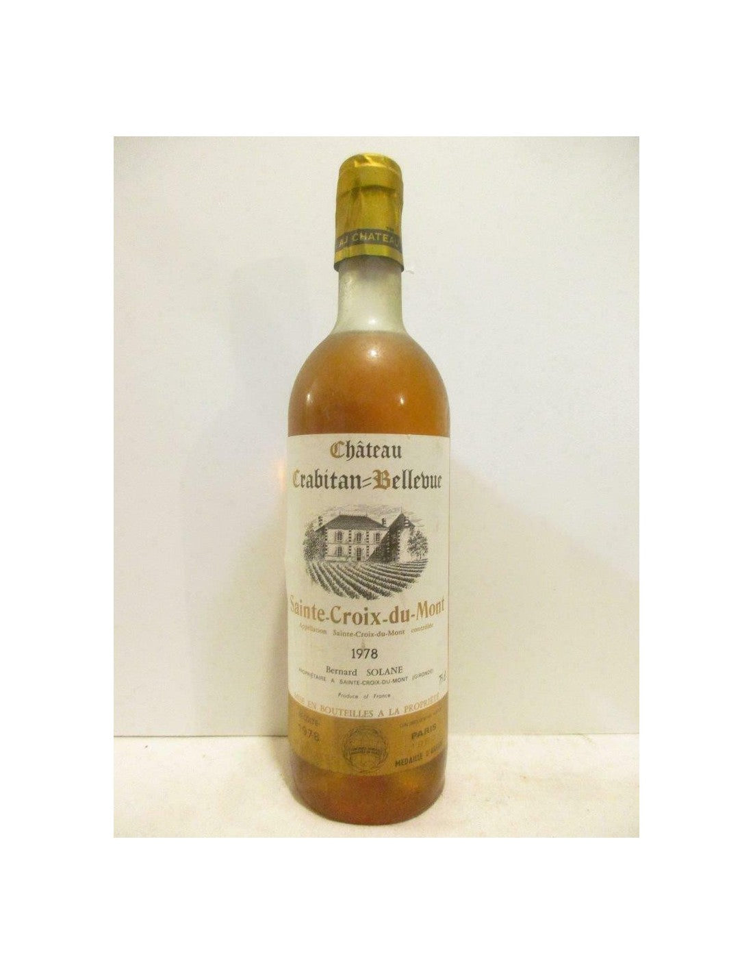 1978 - sainte-croix du mont - château crabitan-bellevue - liquoreux - bordeaux - Just Wines 