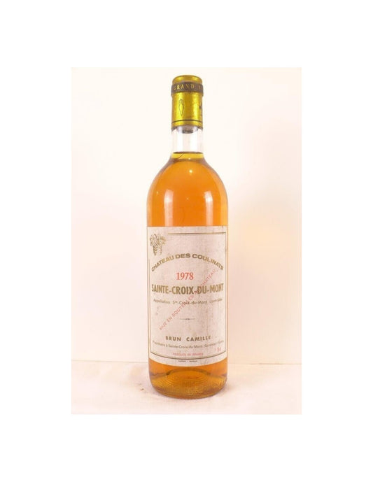 1978 - sainte-croix du mont - château des coulinats - liquoreux - bordeaux - Just Wines 