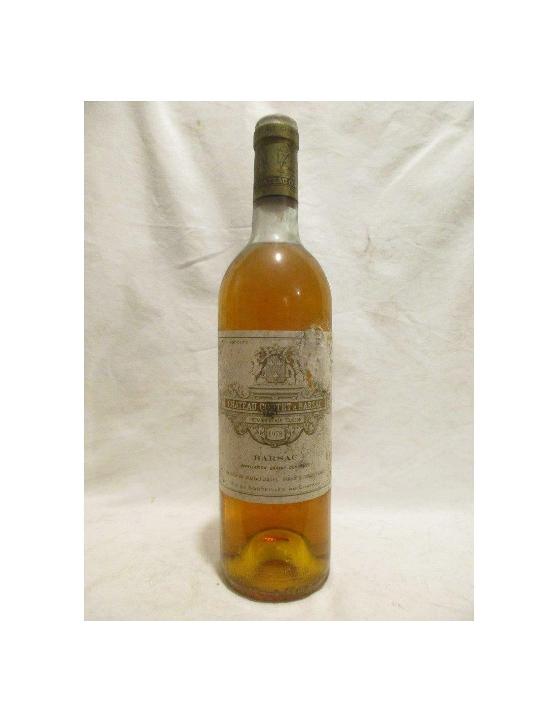 1978 - sauternes - château coutet à barsac granc cru classé (étiquette abîmée) - liquoreux - bordeaux - Just Wines 