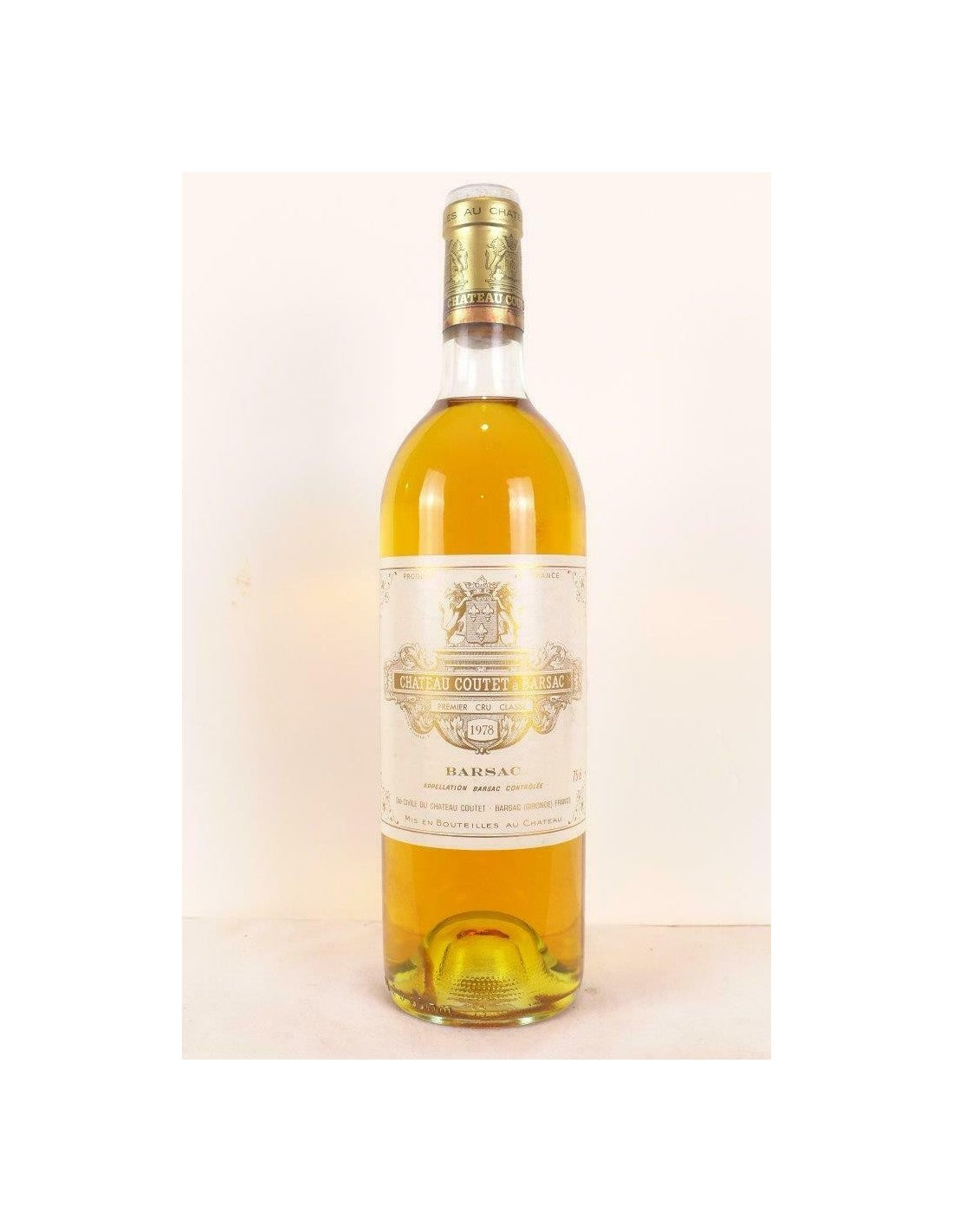 1978 - sauternes - château coutet grand cru classé - liquoreux - bordeaux - Just Wines 