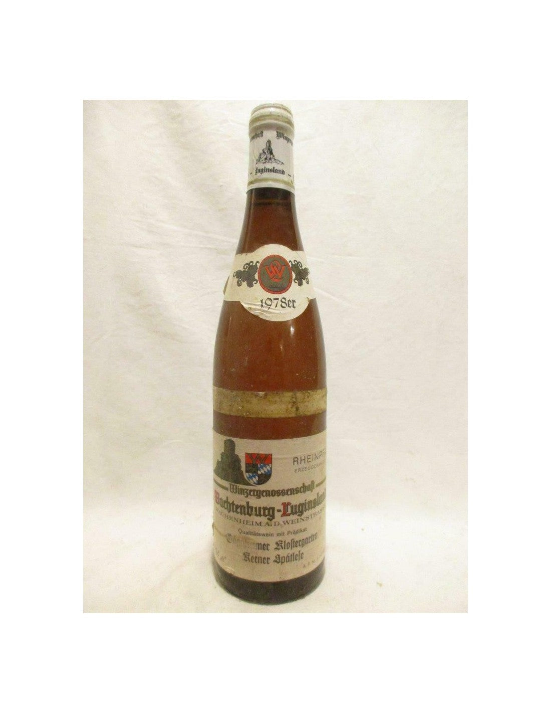 1978 - wachtenburg-luginsland - wachenheim - blanc - rheinpfalz Allemagne - Just Wines 