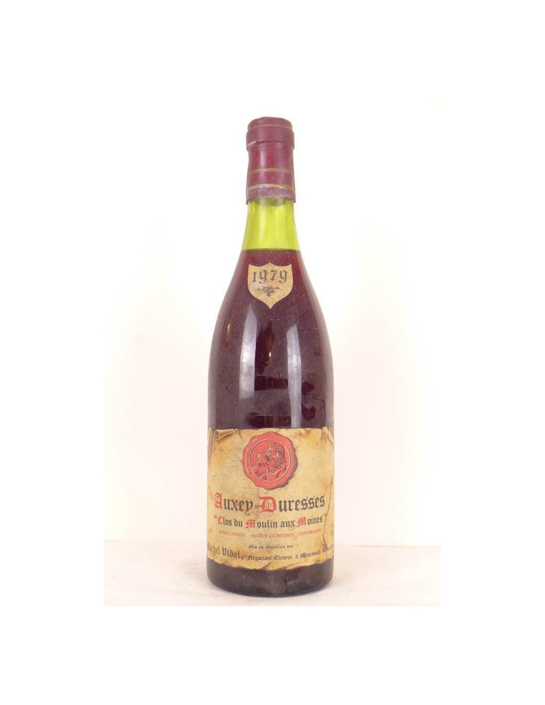 1979 - auxey-duresses - michel vidal clos du moulin aux moines (capsule abîmée) - rouge - bourgogne - Just Wines 