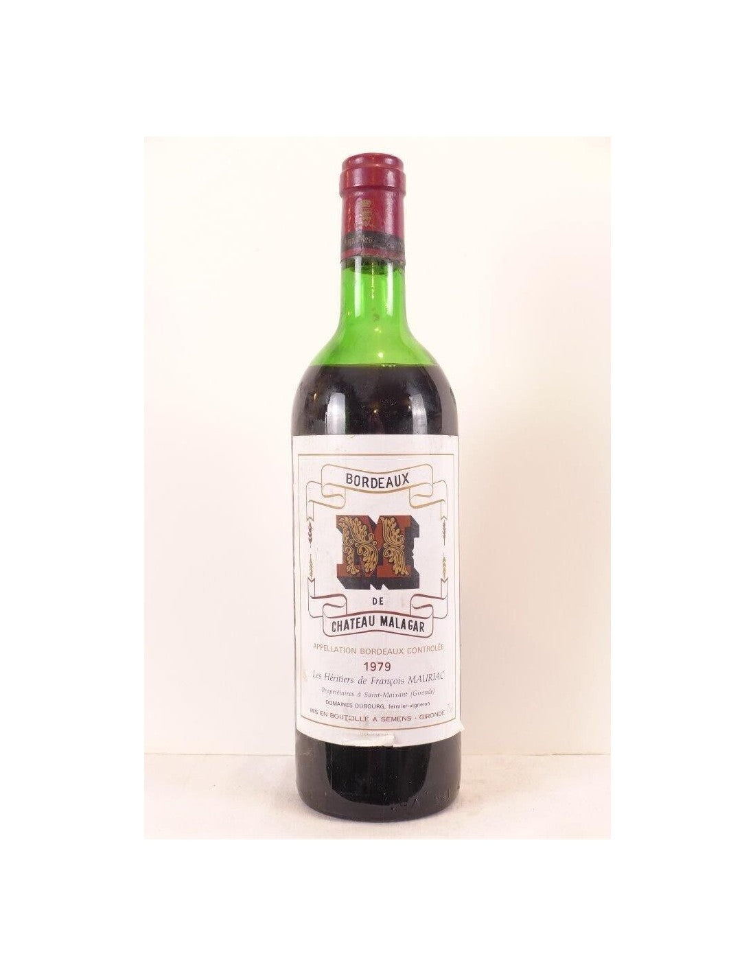 1979 - bordeaux - château malagar héritiers françois mauriac - rouge - bordeaux - Just Wines 