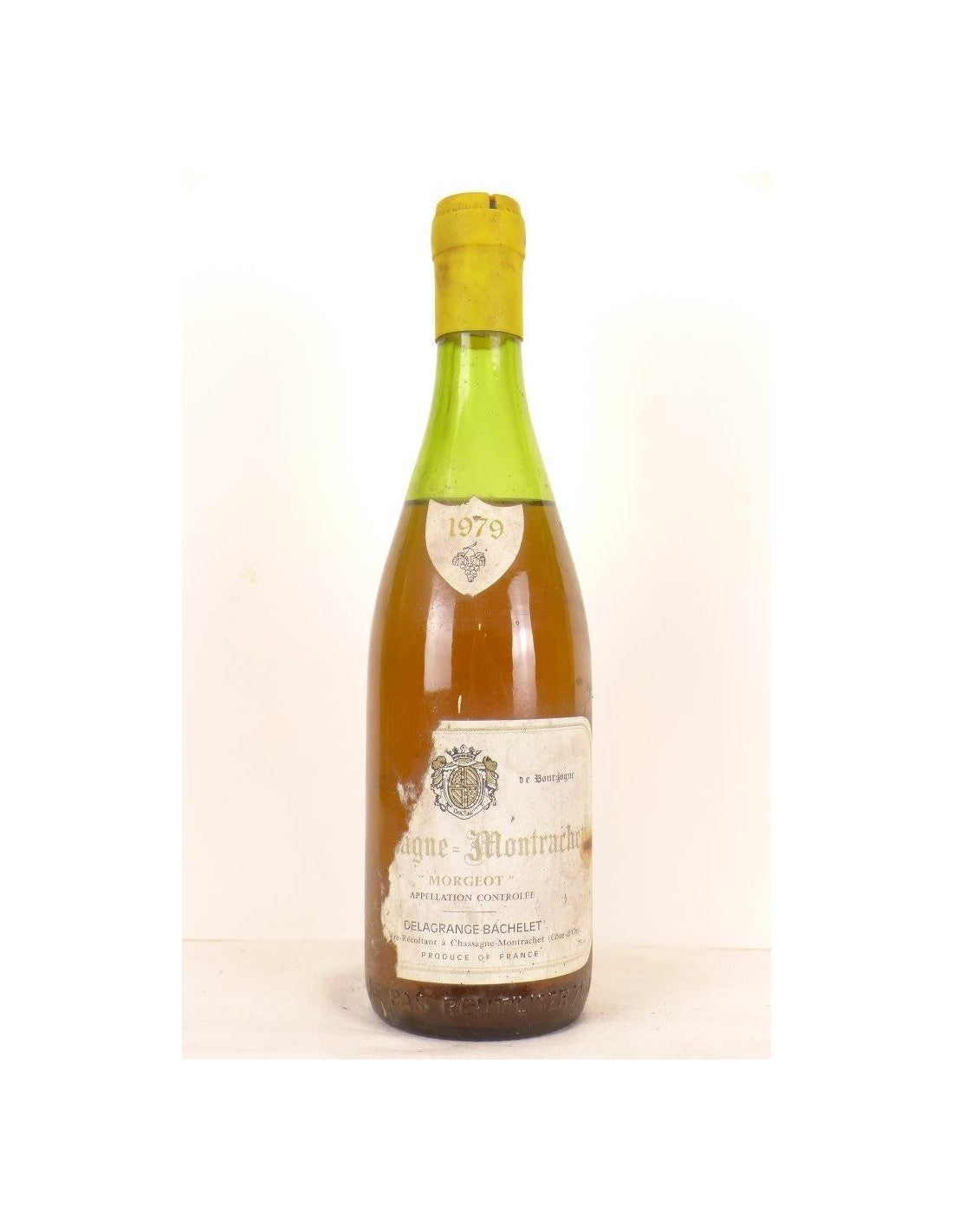 1979 - chassagne-montrachet - delagrange-bachelet morgeots (b4) - blanc - bourgogne - Just Wines 