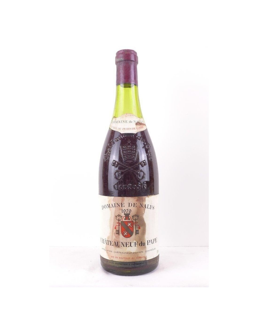 1979 - châteauneuf du pape - domaine de nalys (étiquette tâchée) - rouge - rhône - Just Wines 