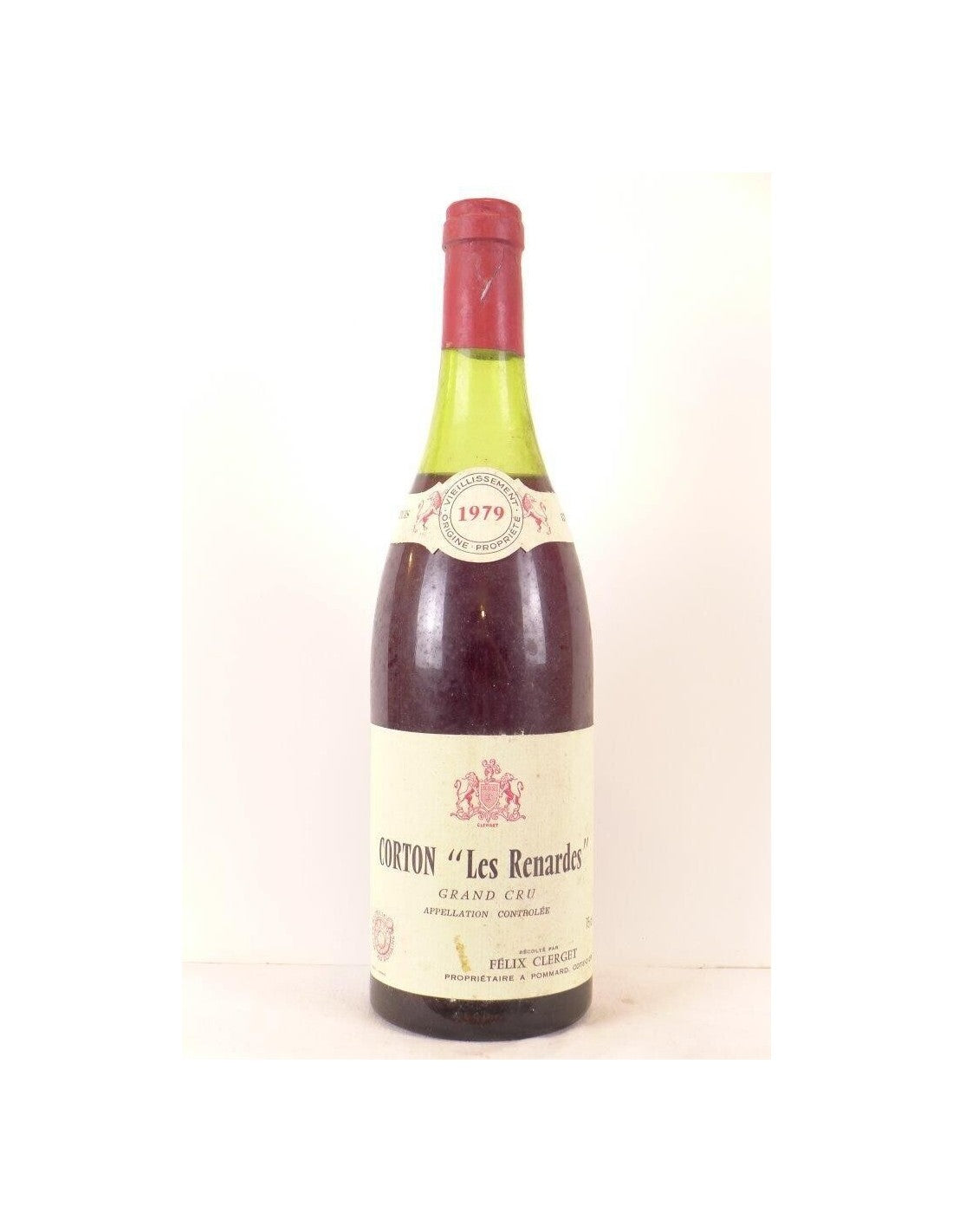 1979 - corton - felix clerget grand cru les renardes (b1) - rouge - bourgogne - Just Wines 