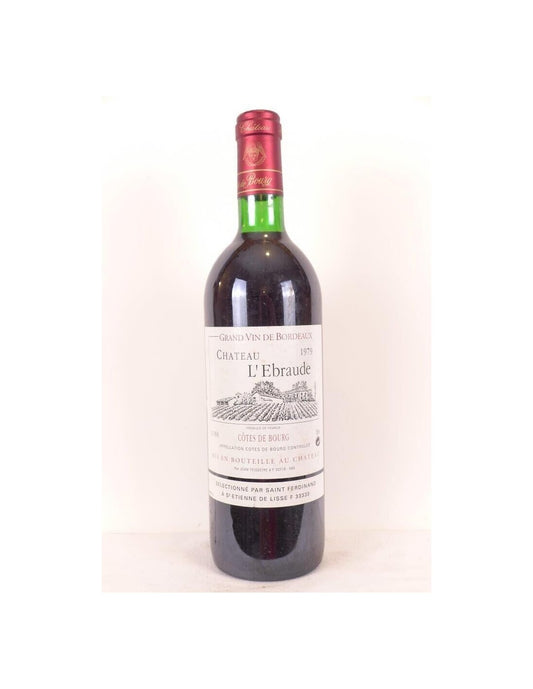 1979 - côtes de bourg - château l'ebraude - rouge - bordeaux - Just Wines 